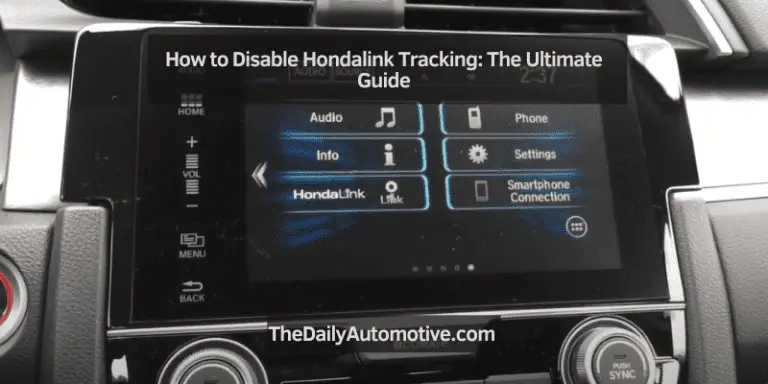 How to Disable Hondalink Tracking: The Ultimate Guide