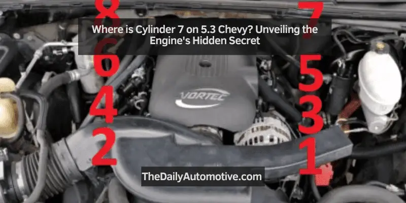 Where is Cylinder 7 on 5.3 Chevy?