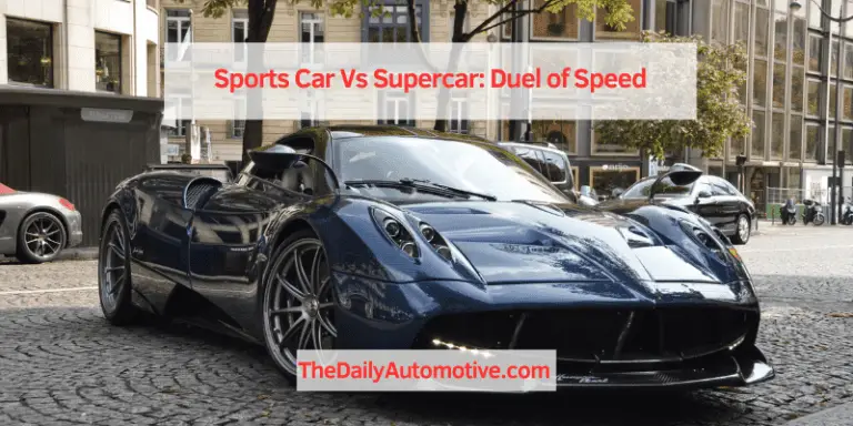 Sports Car Vs Supercar: Duel of Speed