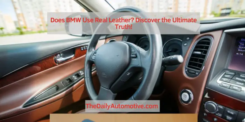Does BMW Use Real Leather