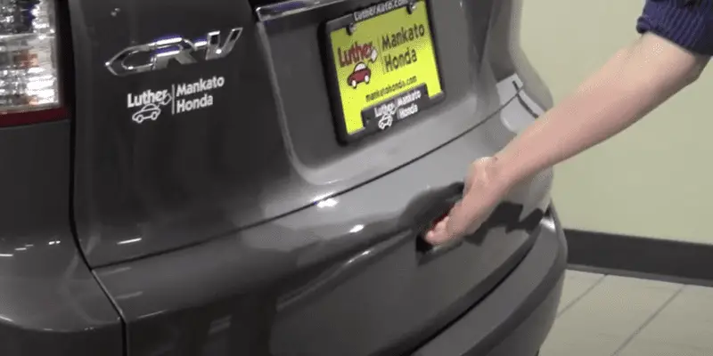 How to Open Honda Crv Trunk from Inside