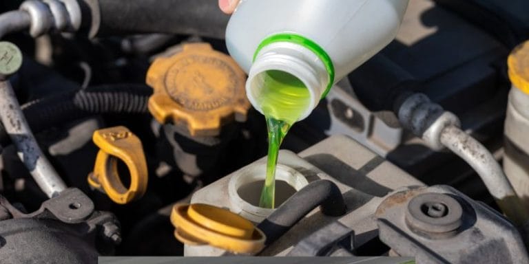 Green Fluid Leaking From Car