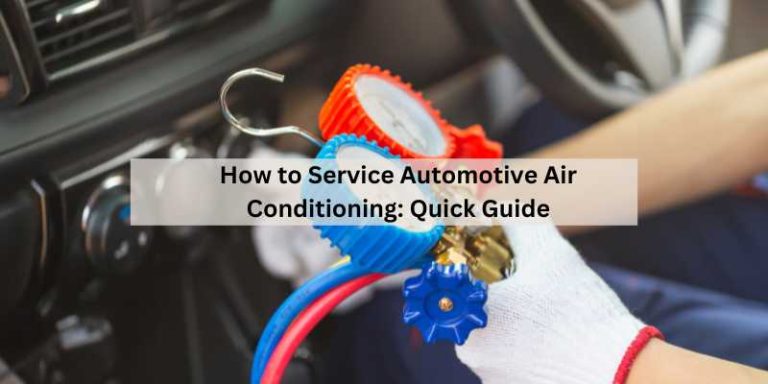 How to Service Automotive Air Conditioning