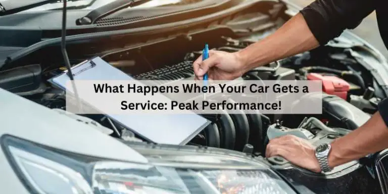 What Happens When Your Car Gets a Service