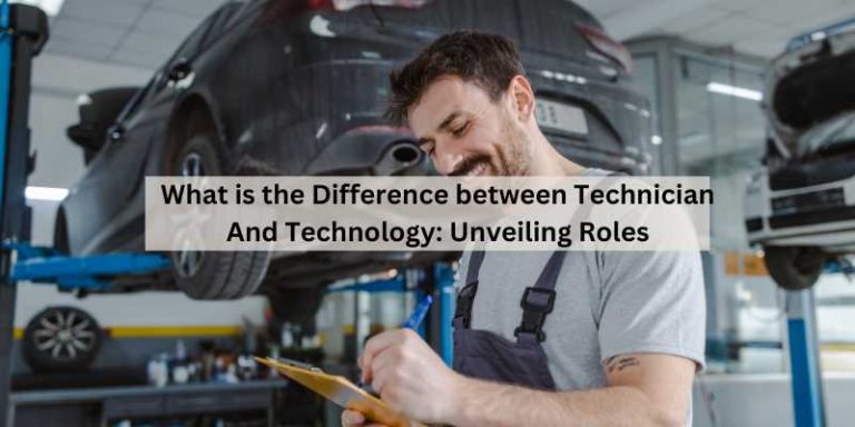 What is the Difference between Technician And Technology