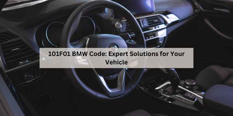 101F01 BMW Code