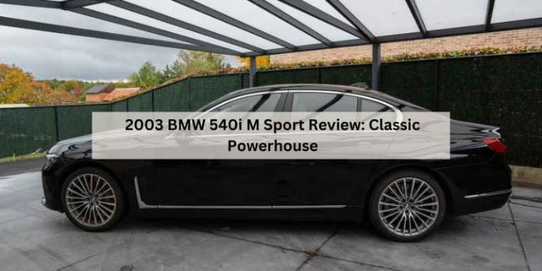 2003 BMW 540i M Sport Review