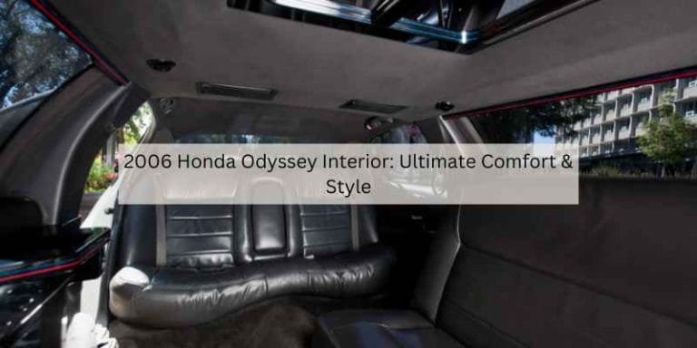 2006 Honda Odyssey Interior