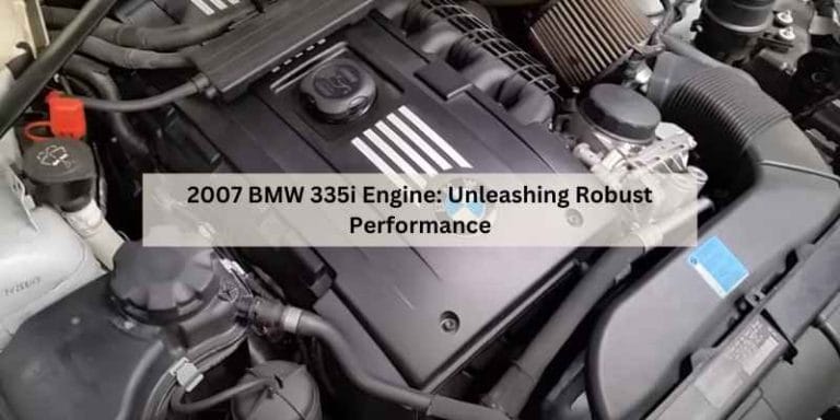 2007 BMW 335i Engine