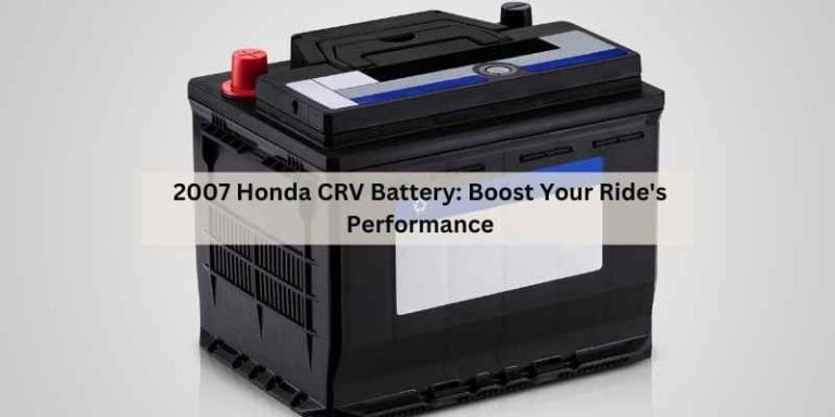 2007 Honda CRV Battery