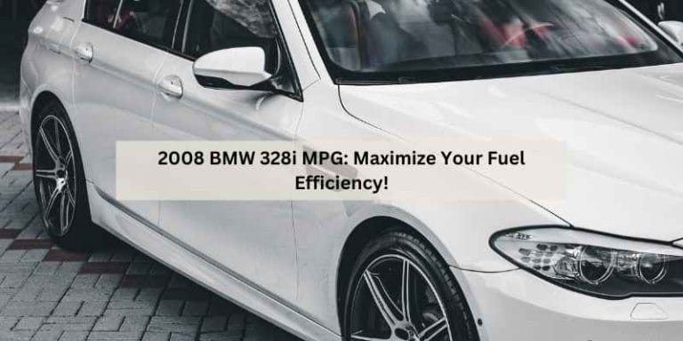 2008 BMW 328i MPG