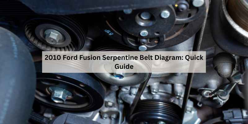 2010 Ford Fusion Serpentine Belt Diagram