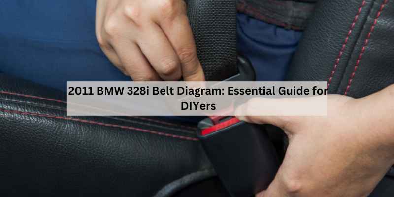 2011 BMW 328i Belt Diagram