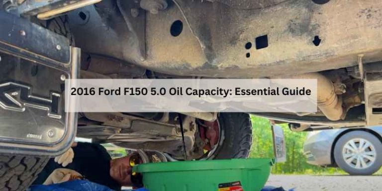 2016 Ford F150 5.0 Oil Capacity