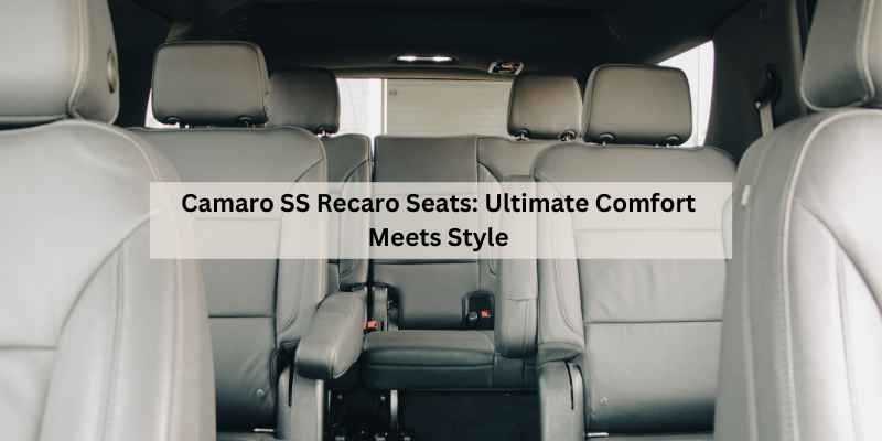 Camaro SS Recaro Seats