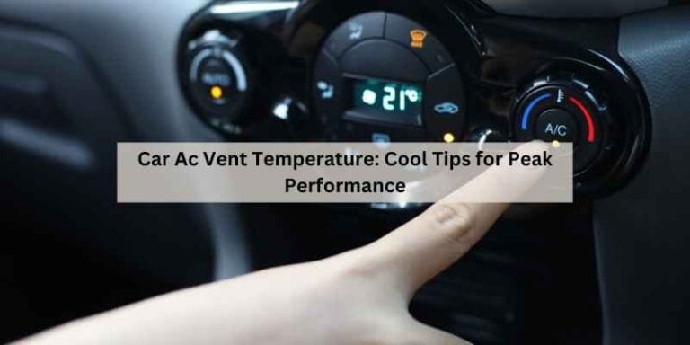 Car Ac Vent Temperature