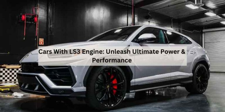 Cars With LS3 Engine