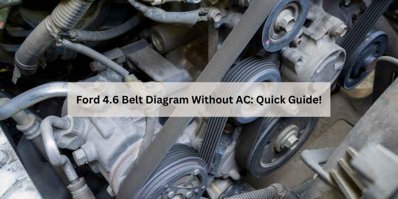 Ford 4.6 Belt Diagram Without AC