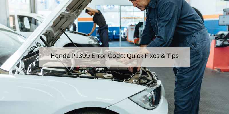 Honda P1399 Error Code