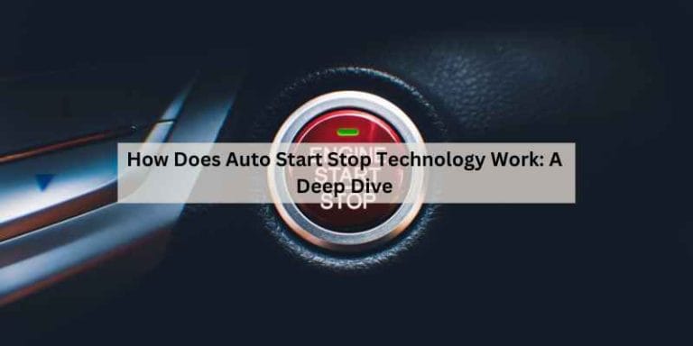 How Does Auto Start Stop Technology Work