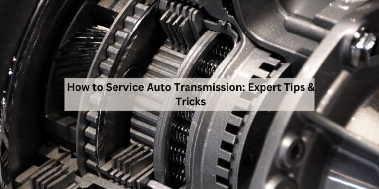 How to Service Auto Transmission