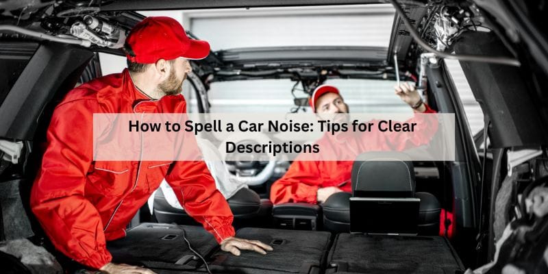 How to Spell a Car Noise