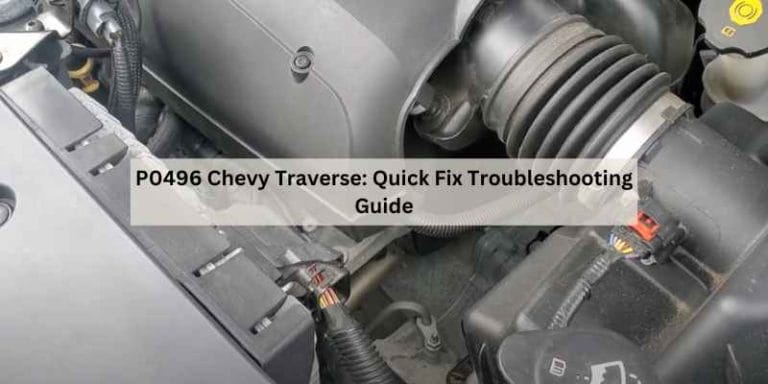 P0496 Chevy Traverse