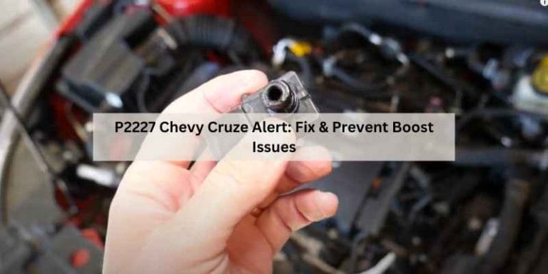 P2227 Chevy Cruze Alert