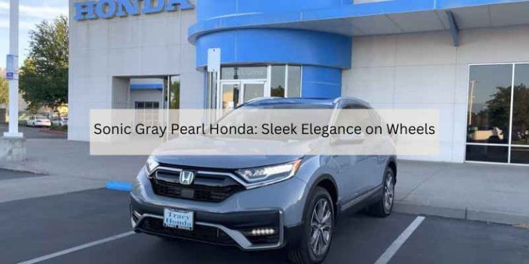 Sonic Gray Pearl Honda