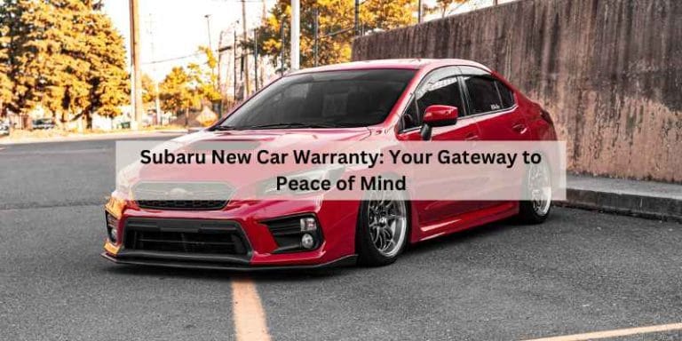 Subaru New Car Warranty