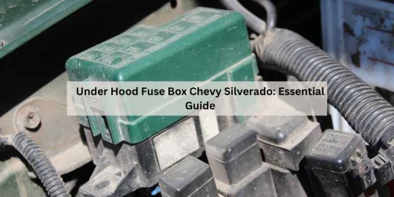 Under Hood Fuse Box Chevy Silverado