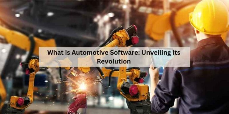 What is Automotive Software