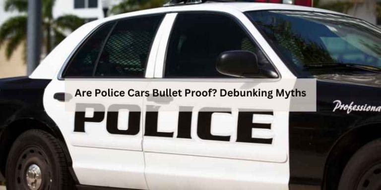 Are Police Cars Bullet Proof