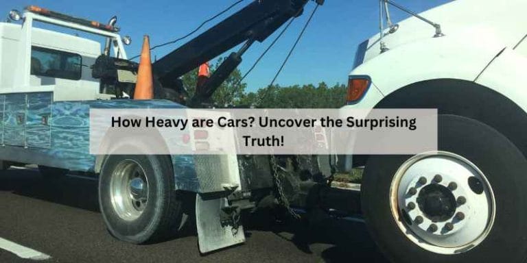 How Heavy are Cars? Uncover the Surprising Truth!