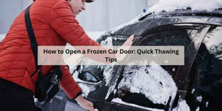 How to Open a Frozen Car Door