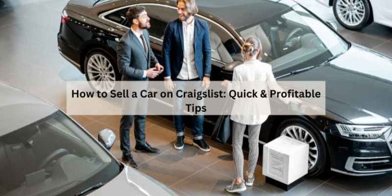 How to Sell a Car on Craigslist