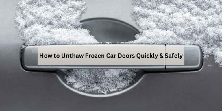 How to Unthaw Frozen Car Doors