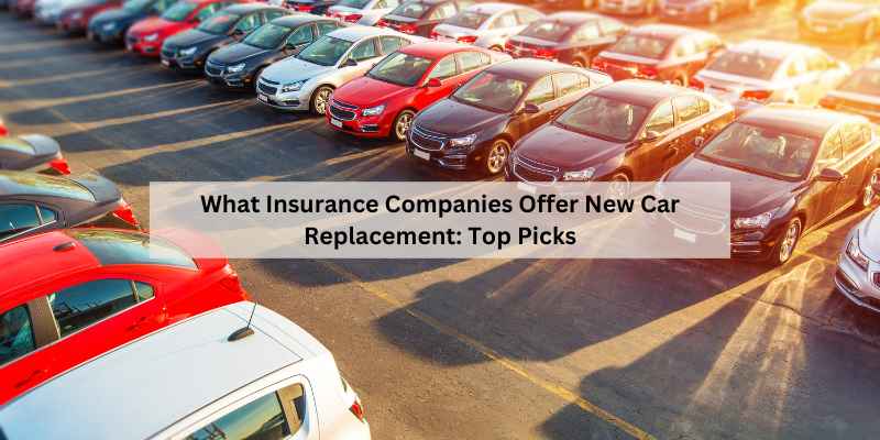 What Insurance Companies Offer New Car Replacement