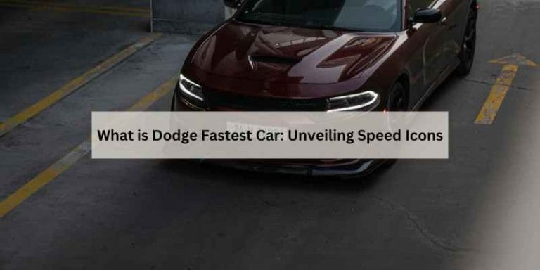 What is Dodge Fastest Car