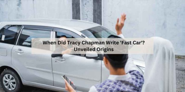 When Did Tracy Chapman Write 'Fast Car