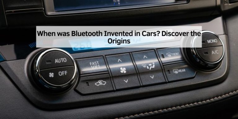 When was Bluetooth Invented in Cars
