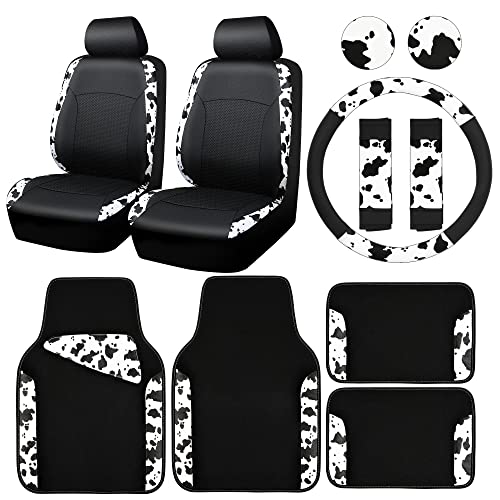 Cow Print Seat Covers for Cars