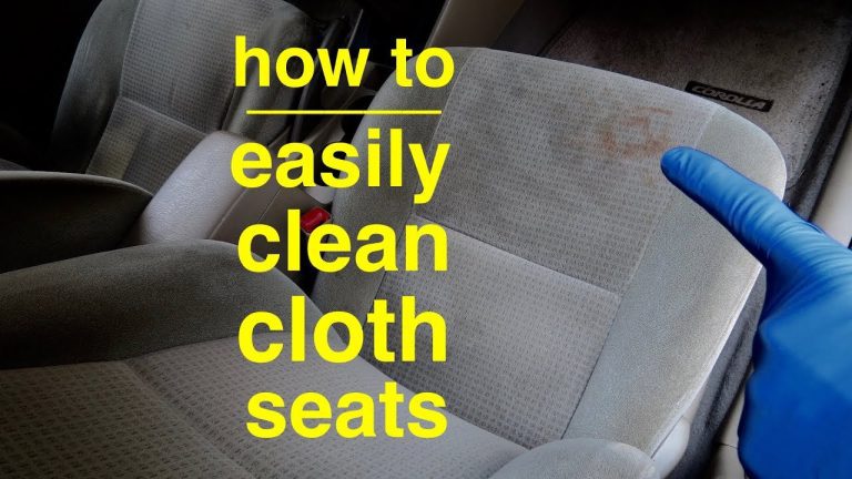How to Clean the Car Seats