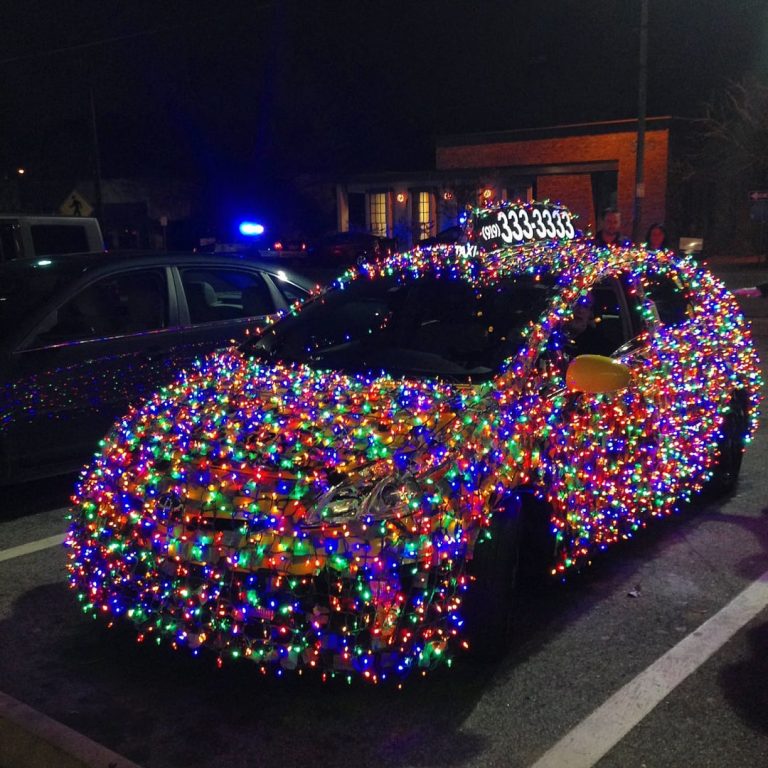 Is It Legal to Cover Your Car in Christmas Lights
