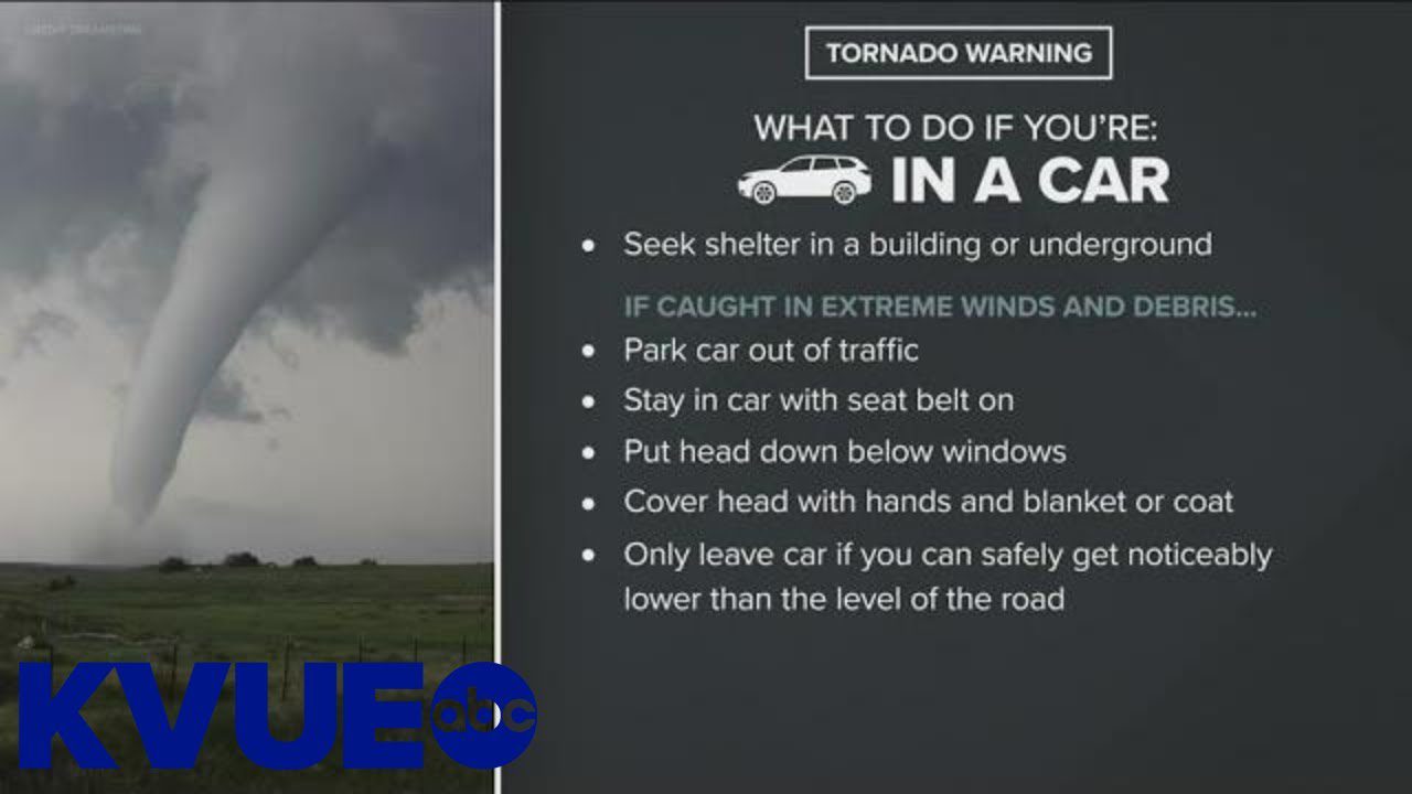 What to Do in a Car in a Tornado