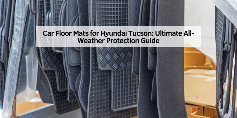 LEDKINGDOMUS Heavy Duty All-Weather Floor Mats For 2022-2025 Hyundai Tucson – 3D TPE Liners (3-Piece Set)