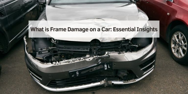 What is Frame Damage on a Car