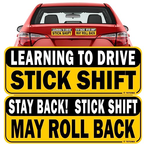 Bumper Stickers for Stick Shift Cars