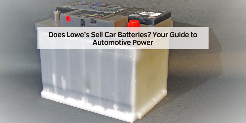 Does Lowe’s Sell Car Batteries