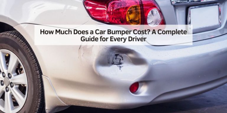 How Much Does a Car Bumper Cost